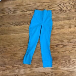 High-Waisted Blue Leggings